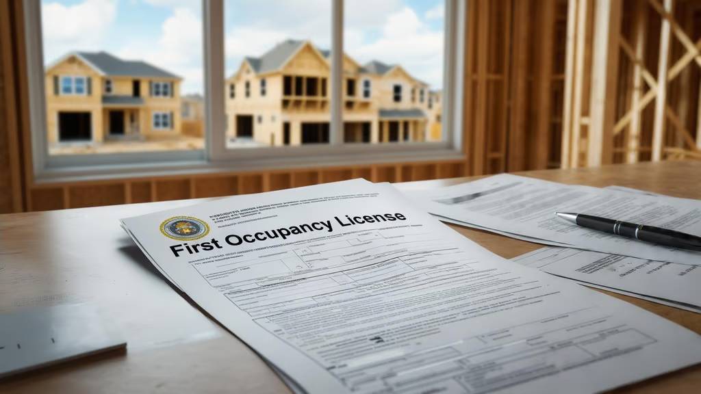 Licencia de primera ocupación